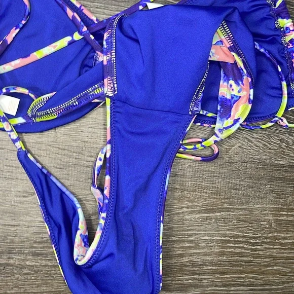 Victoria’s Secret Ruched Halter Tie‎ Bikini Top Rio Bottom - Picture 6 of 6